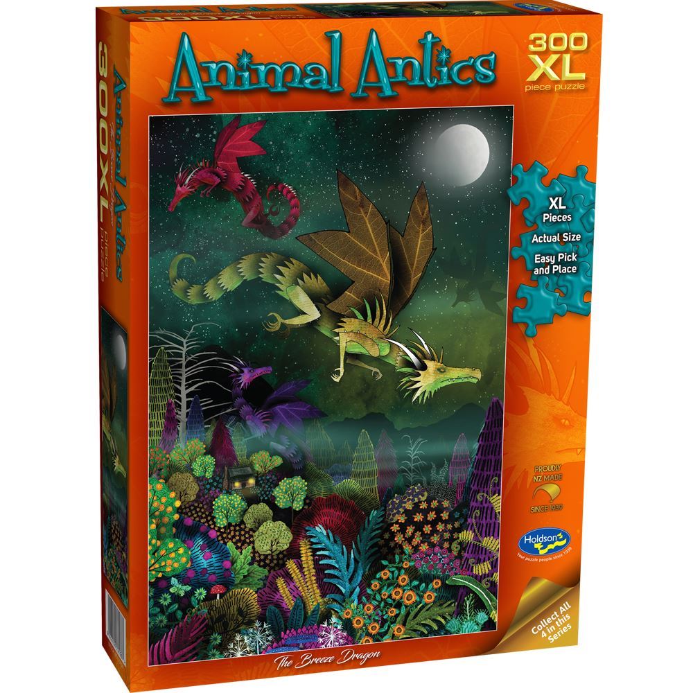 Holdson Puzzle - Animal Antics 300 pc XL The Breeze Dragon