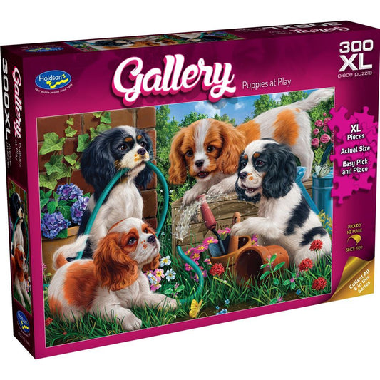 Holdson Puzzle - Gallery S10 300 pc XL Puppies at Play