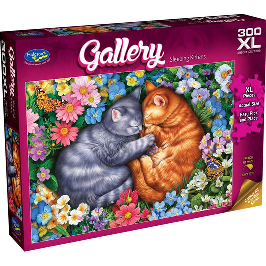 Holdson Puzzle - Gallery S10 300 pc XL Sleeping Kittens