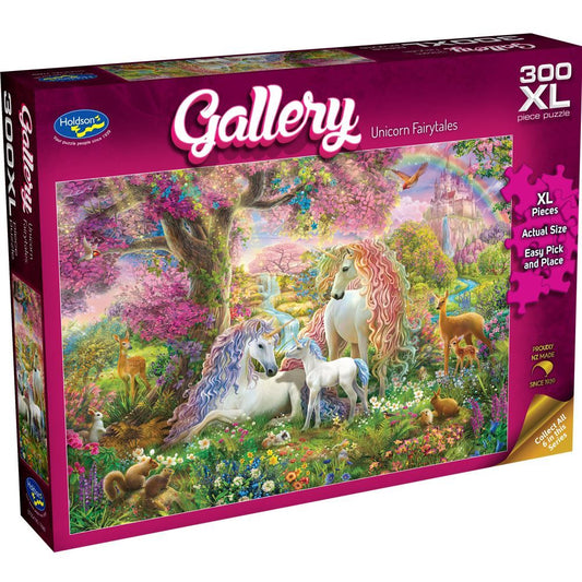 Holdson Puzzle - Gallery S10 300 pc XL Unicorn Fairytales