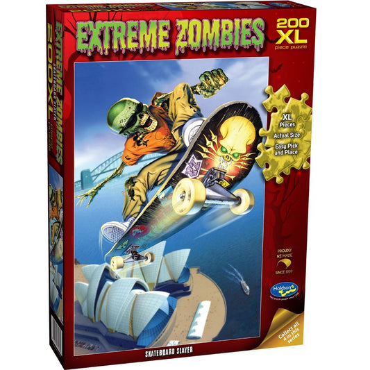 Holdson Puzzle - Extreme Zombies 200pc XL Skateboard Slayer