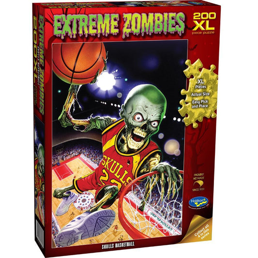 Holdson Puzzle - Extreme Zombies 200pc XL Skulls Baseball