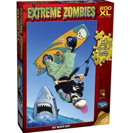 Holdson Puzzle - Extreme Zombies 200pc XL Wake Boarder Beast