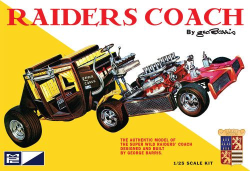 MPC 1/25 George Barris Raiders Coach Plastic Model Kit