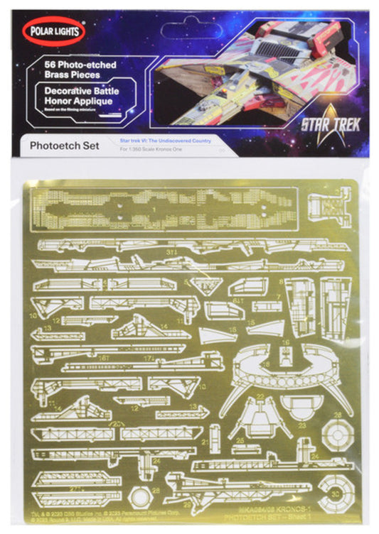 Polar Lights 1/350 Star Trek 6: The Undiscovered Country Klingon K'ronos-1 Photoetch Set