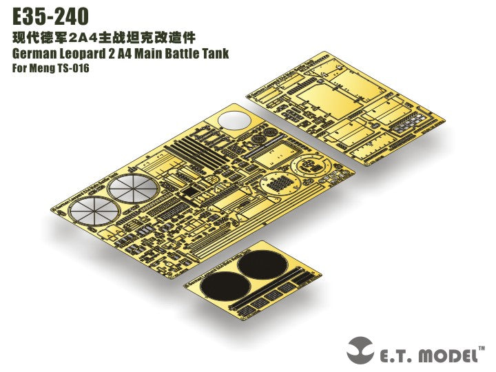 E.T. Model 1:35 German Leopard 2 A4 Main Battle Tank Detail Set