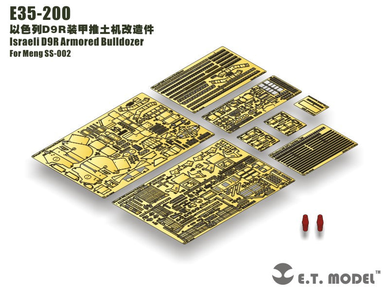 E.T. Model 1:35 Israeli D9R Armored Bulldozer Detail Set