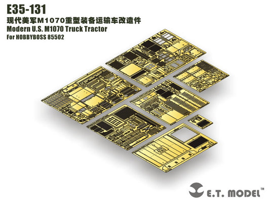 E.T. Model 1:35 Modern U.S. M1070 Truck Tractor Detail Set