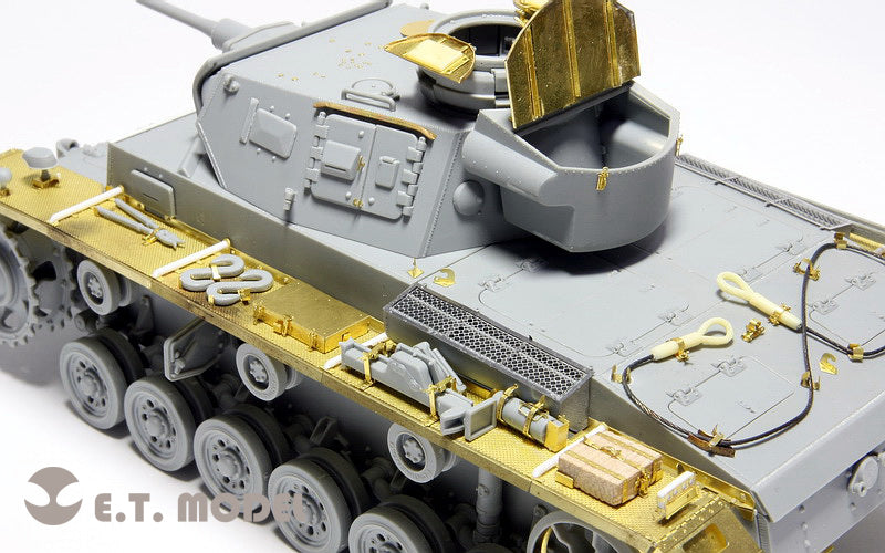 E.T. Model 1/35 WWII German Pz.Kpfw.III Ausf.J Basic Detail Set