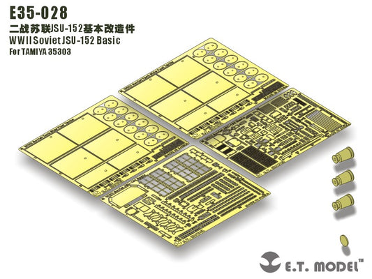 E.T. Model 1:35 WWII Soviet JSU-152 Basic Detail Set