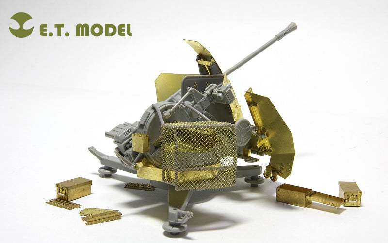 E.T. Model 1:35 WWII German 3.7cm FLAK 43 Anti-Aircraft Gun Detail Set