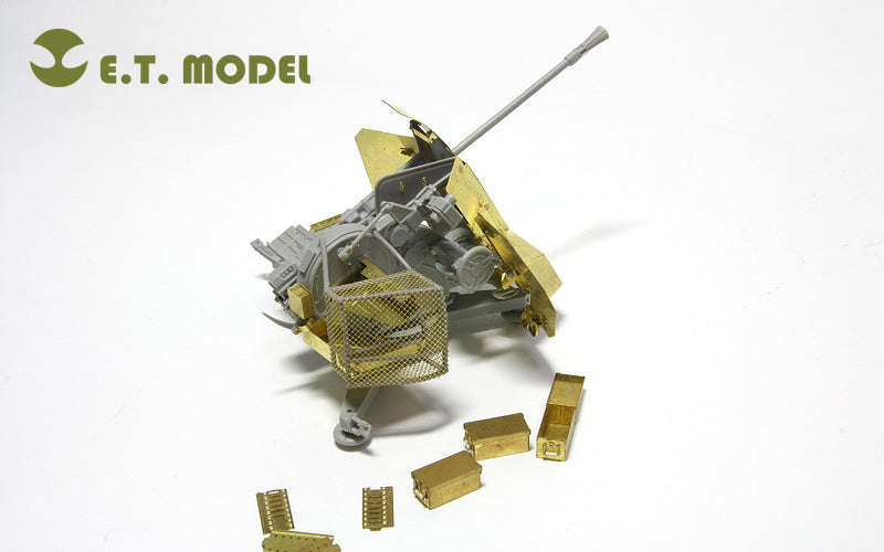 E.T. Model 1:35 WWII German 3.7cm FLAK 43 Anti-Aircraft Gun Detail Set