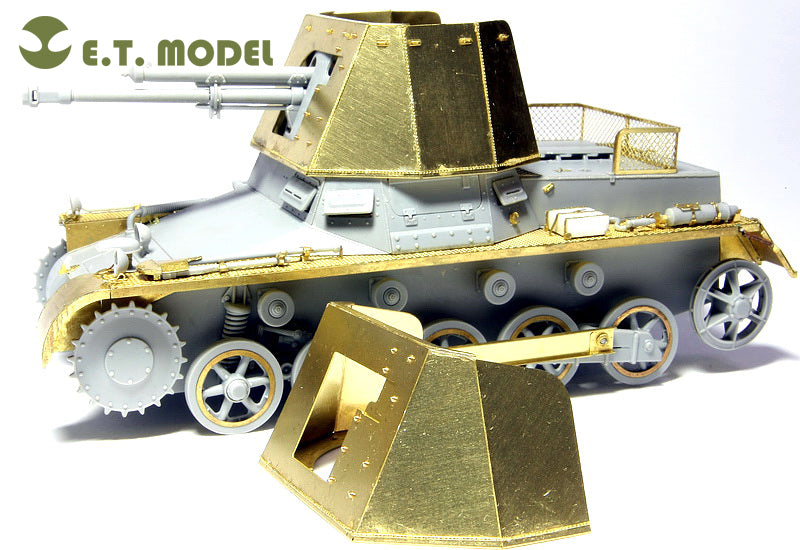 E.T. Model 1:35 WWII German Panzerjager I Fighting Compartment Armor Plates（Late version）