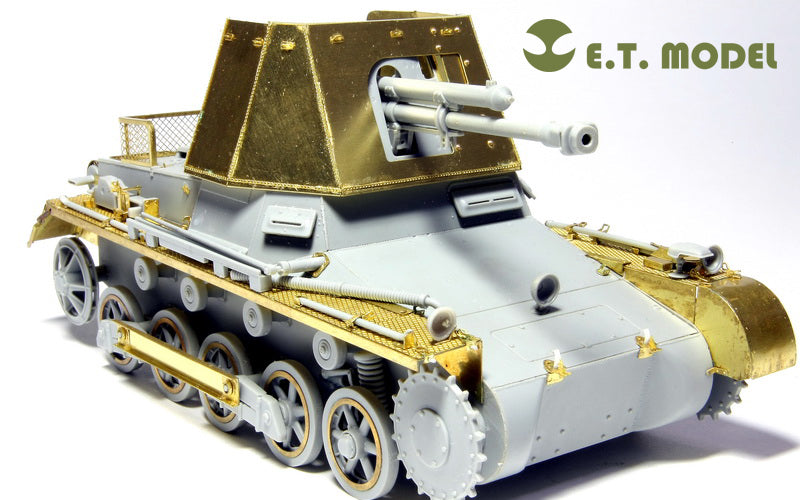 E.T. Model 1:35 WWII German Panzerjager I 4.7cm Pak(t) Detail Set