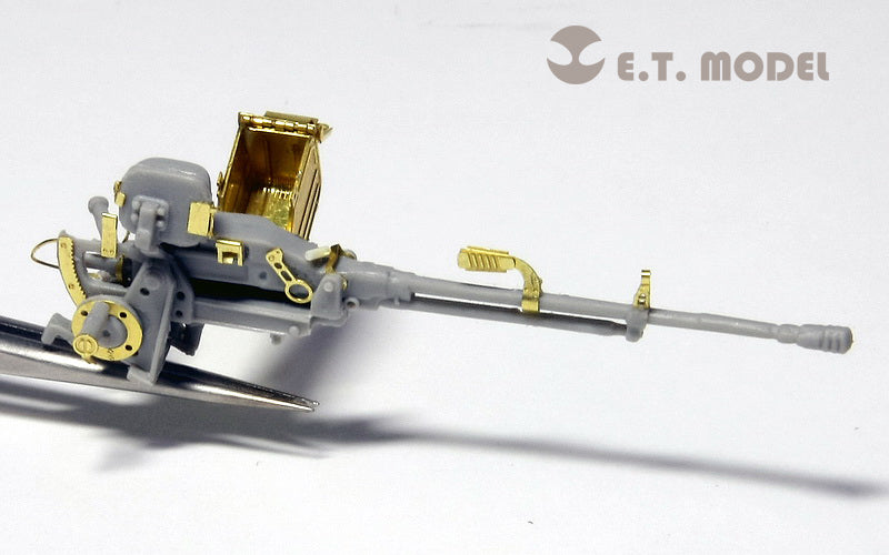 E.T. Model 1/35 Chinese PLA 12.7mm AA Machine gun & Ammo Box