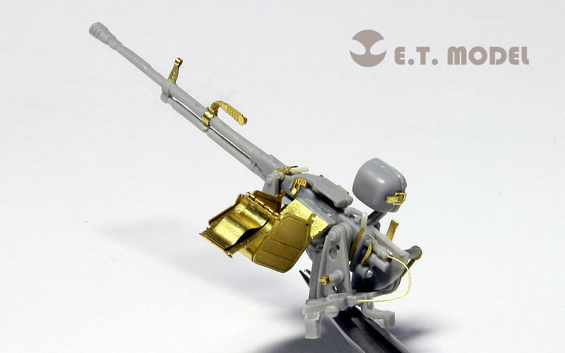 E.T. Model 1/35 Chinese PLA 12.7mm AA Machine gun & Ammo Box