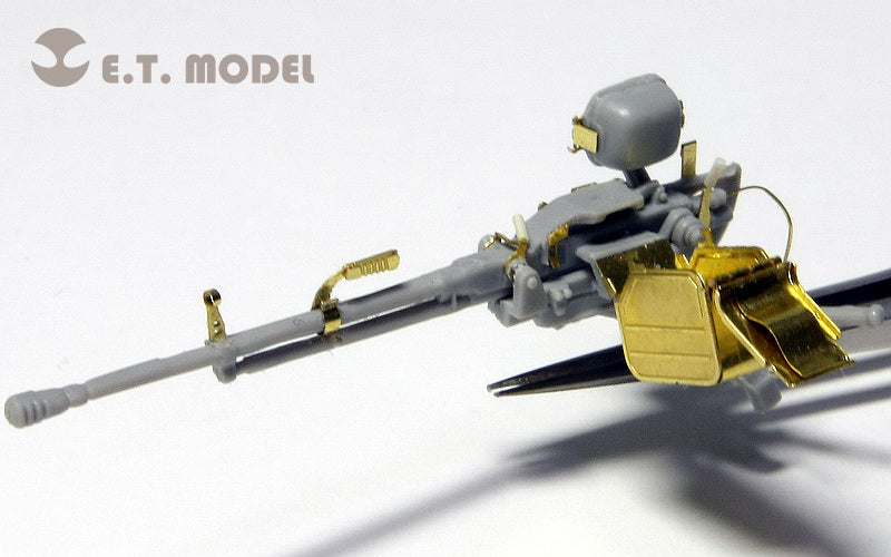 E.T. Model 1/35 Chinese PLA 12.7mm AA Machine gun & Ammo Box