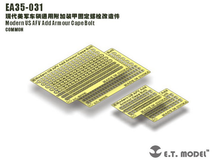 E.T. Model 1:35 Modern US AFV Add Armour Cape Bolt