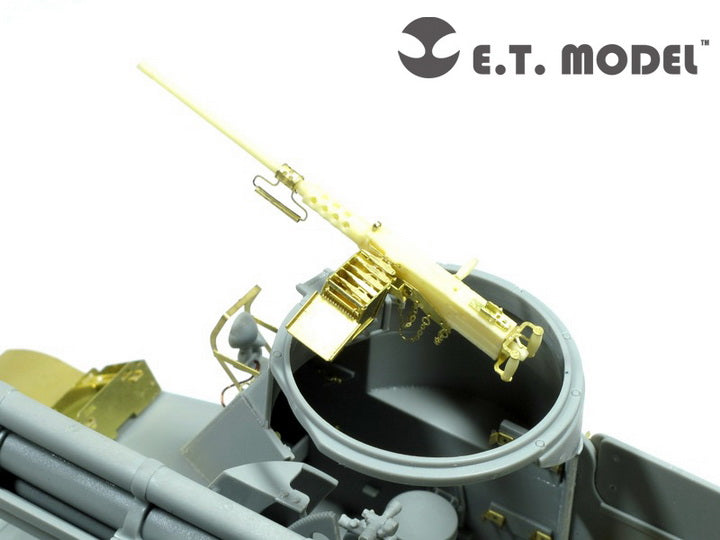 E.T. Model 1:35 WWII US ARMY M2HB MG w/50 Rounds Ammunition Can