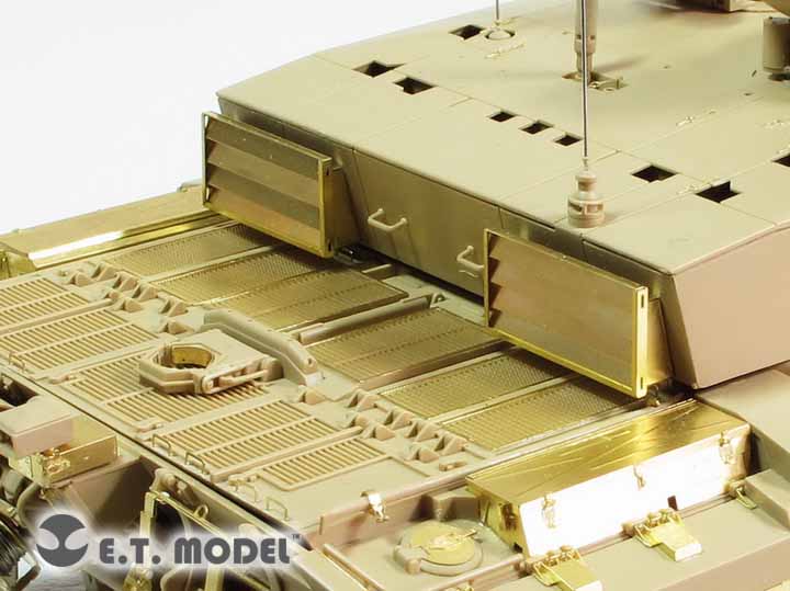 E.T. Model British Challenger 2 Main Battle Tank(Desertised) Grilles detail set