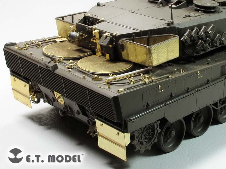 E.T. Model 1:35 German Leopard 2 A5/6 MBT  Engine & Turret Rack Grills