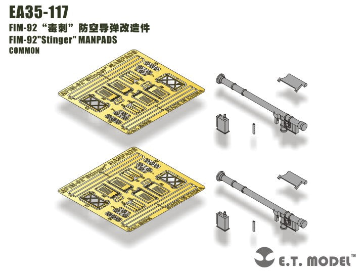 E.T. Model 1:35 FIM-92 "Stinger" MANPADS