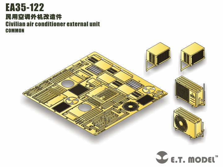 E.T. Model 1/35 Civilian air conditioner external unit