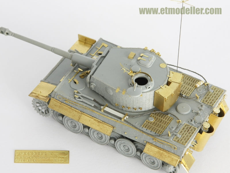 E.T. Model 1:72 WWII German TIGER I Late Production Detail Set