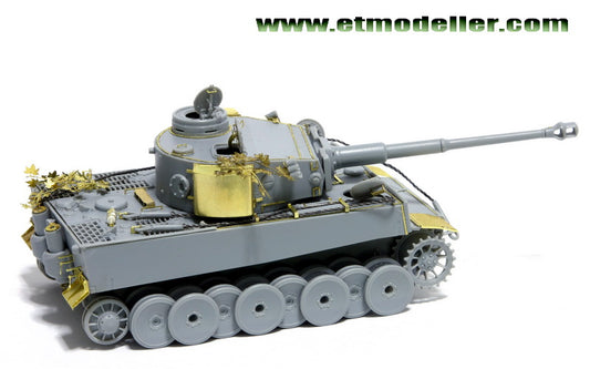 E.T. Model 1:72 WWII German TIGER I Initial Production Detail Set