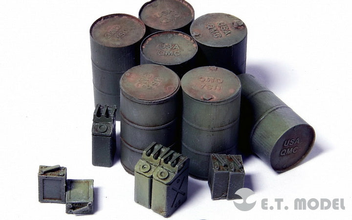 E.T. Model 1/72 WWII Allied Oil Drum