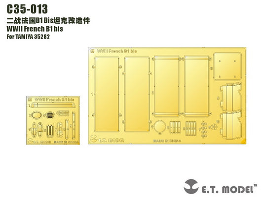 E.T. Model WWII French B1 bis Detail Set