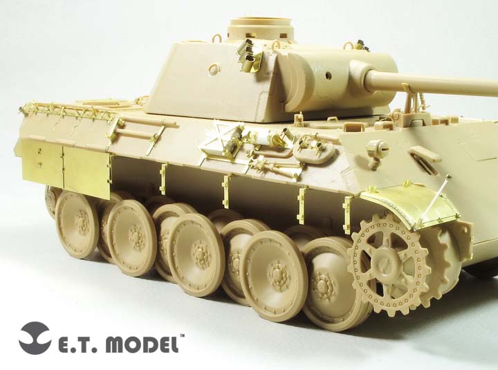 E.T. Model 1:35 WWII German Panther D Fender & Side Skirts