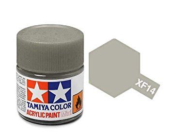 Tamiya Color Acrylic Paint XF-14 J.A. Grey 10ml