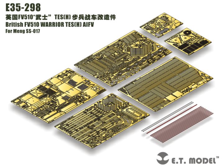 E.T. Model 1/35 British FV510 WARRIOR TES(H) AFV Detail Set