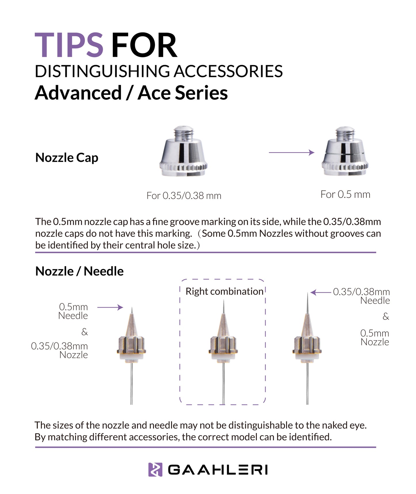 Gaahleri GHAC-98D Ace Series Airbrush