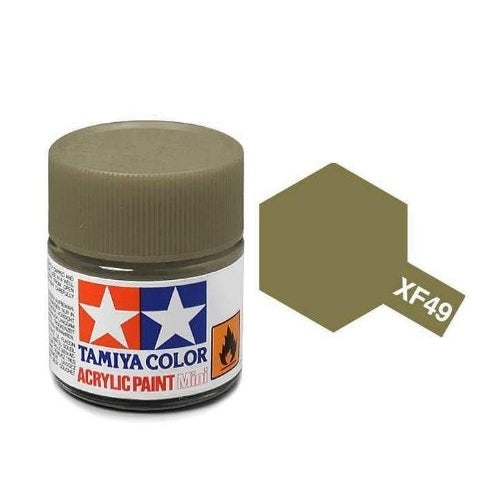 Tamiya Color Acrylic Paint XF-49 Khaki 10ml