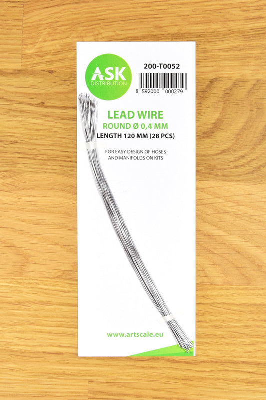 ASK Lead Wire - Round Ø 0,4 mm x 120 mm (28 pcs)