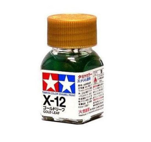 Tamiya Color Enamel Paint X-12 Gold Leaf 10ml