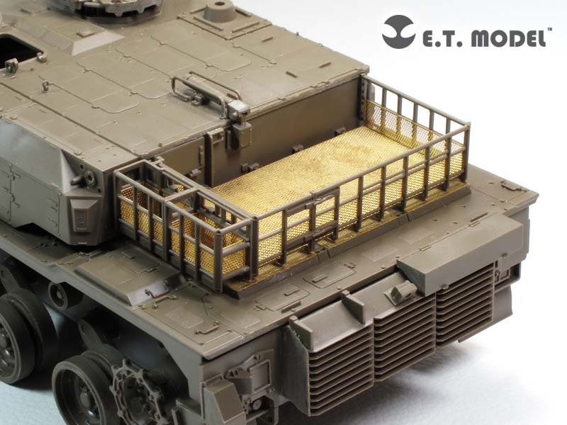 E.T. Model 1:35 JGSDF TYPE 10 Tank Engine & Turret Rack Grills