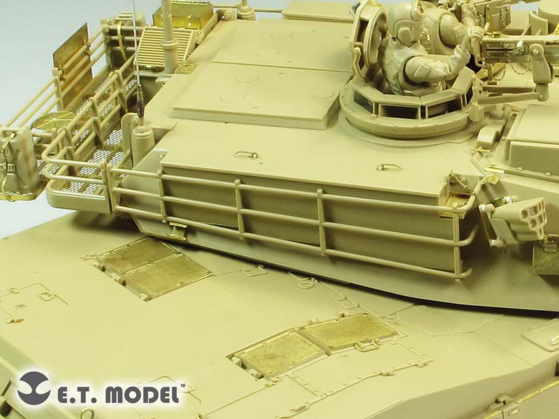 E.T. Model 1:35 US ARMY M1A1/A2 Engine & Turret Rack Grills