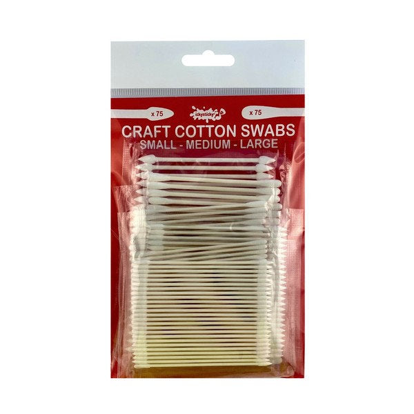 Ickysticky Craft Cotton Swabs Mixed Sizes 150 pack