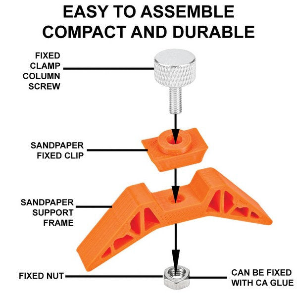 Ickysticky Cylindical Surface Sander