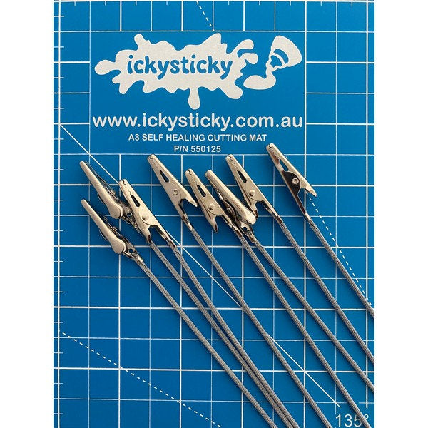 Ickysticky Model Painting Clips Metal Aligator Clips 30 pack