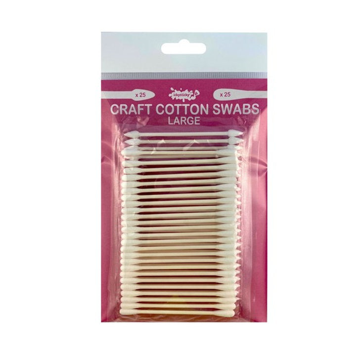 Ickysticky Craft Cotton Swabs Large 50 pack