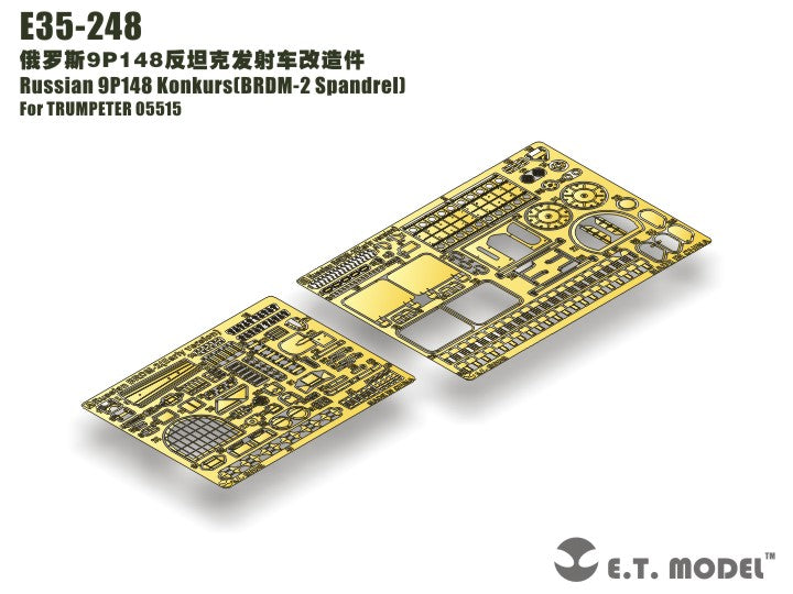 E.T. Model 1:35 Russian 9P148 Konkurs（BRDM-2 Spandrel) Detail Set