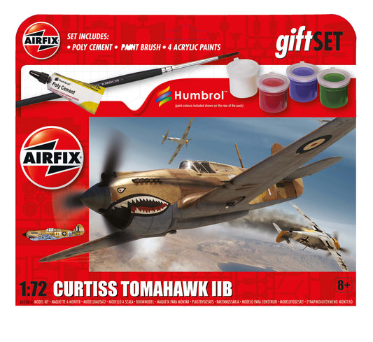 Airfix 1/72 Curtiss Tomahawk IIB Gift Set