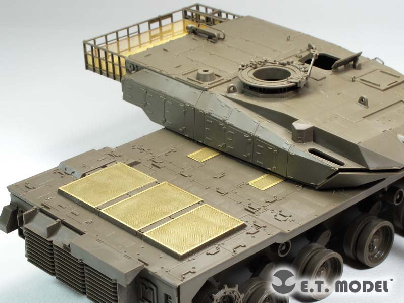 E.T. Model 1:35 JGSDF TYPE 10 Tank Engine & Turret Rack Grills