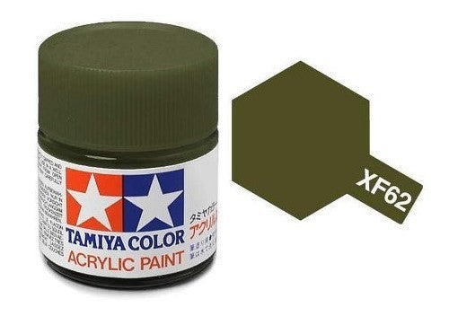 Tamiya Color Acrylic Paint XF-62 Olive Drab 10ml