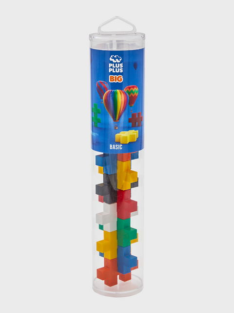 Plus Plus Big Basic Colourmix 15pc Tube