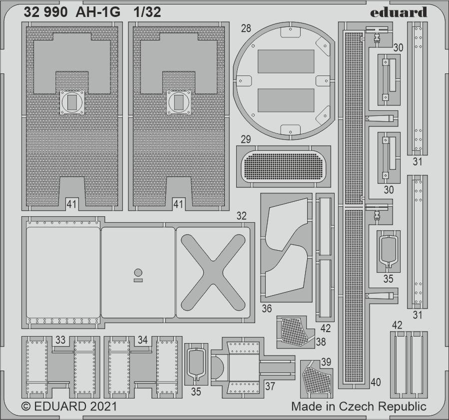 Eduard 1/32 AH-1G Photo etched set